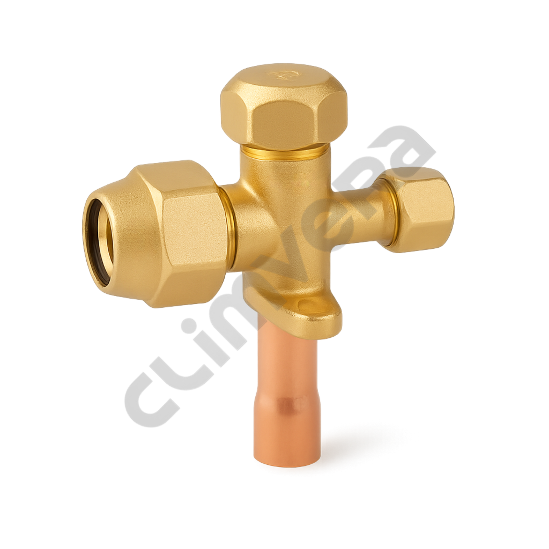 Sanhua SSV-14017 3/8 Serv V. R410A Serv Portu 5/16