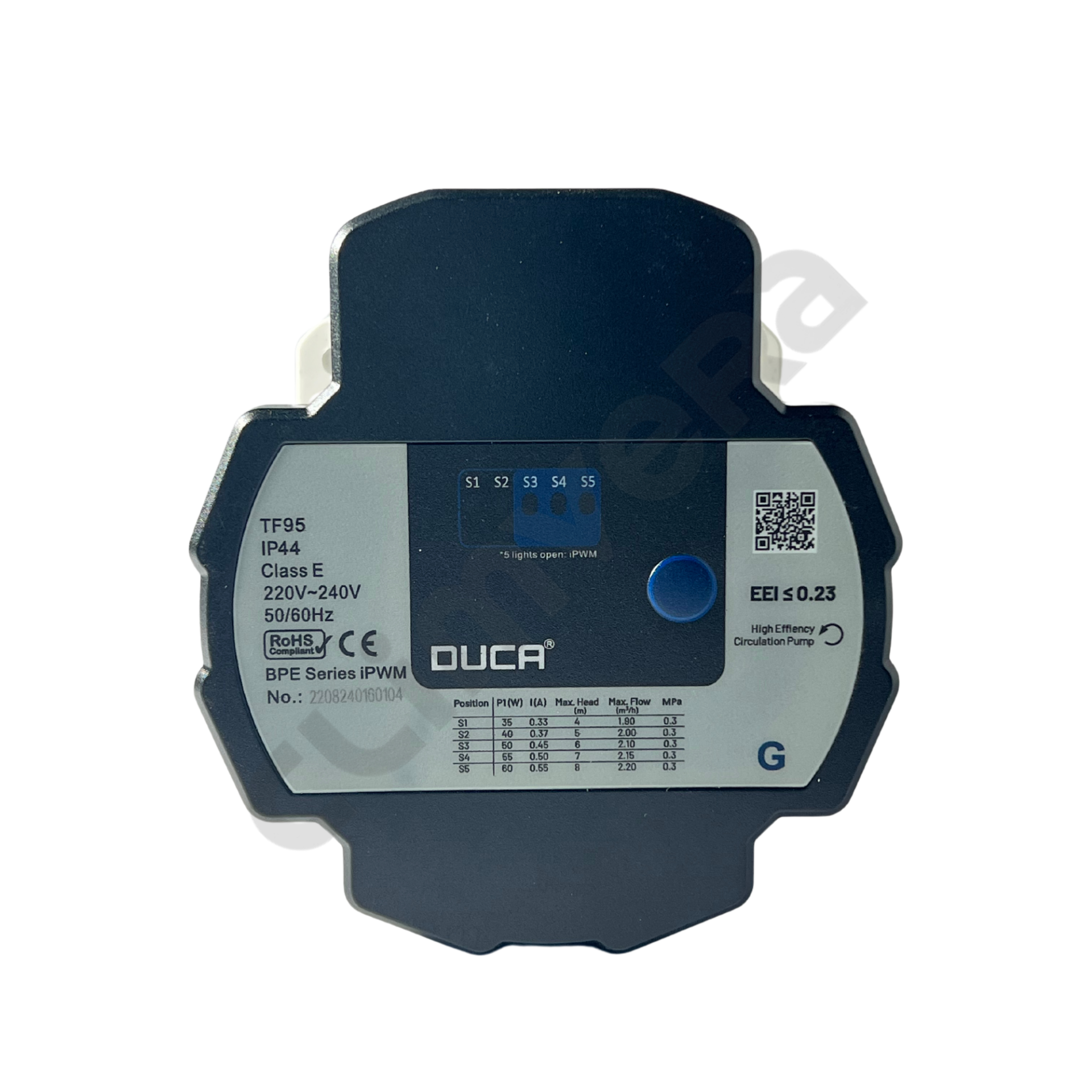 Duca ERP BPE 15-8 Grundfos Frekanslı Sirkülasyon Pompası