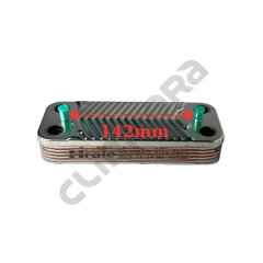 Hrale 142mm Dalgalı 12P Ariston Class Plaka Eşanjör