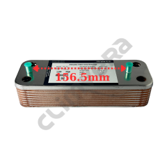 Hrale 156.5mm Düz 16P Baxi Plaka Eşanjör