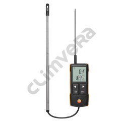Testo 425 Termal Sıcak Tel Anemometre (App Bağlantılı, Teleskoplu Prob, 820 mm)
