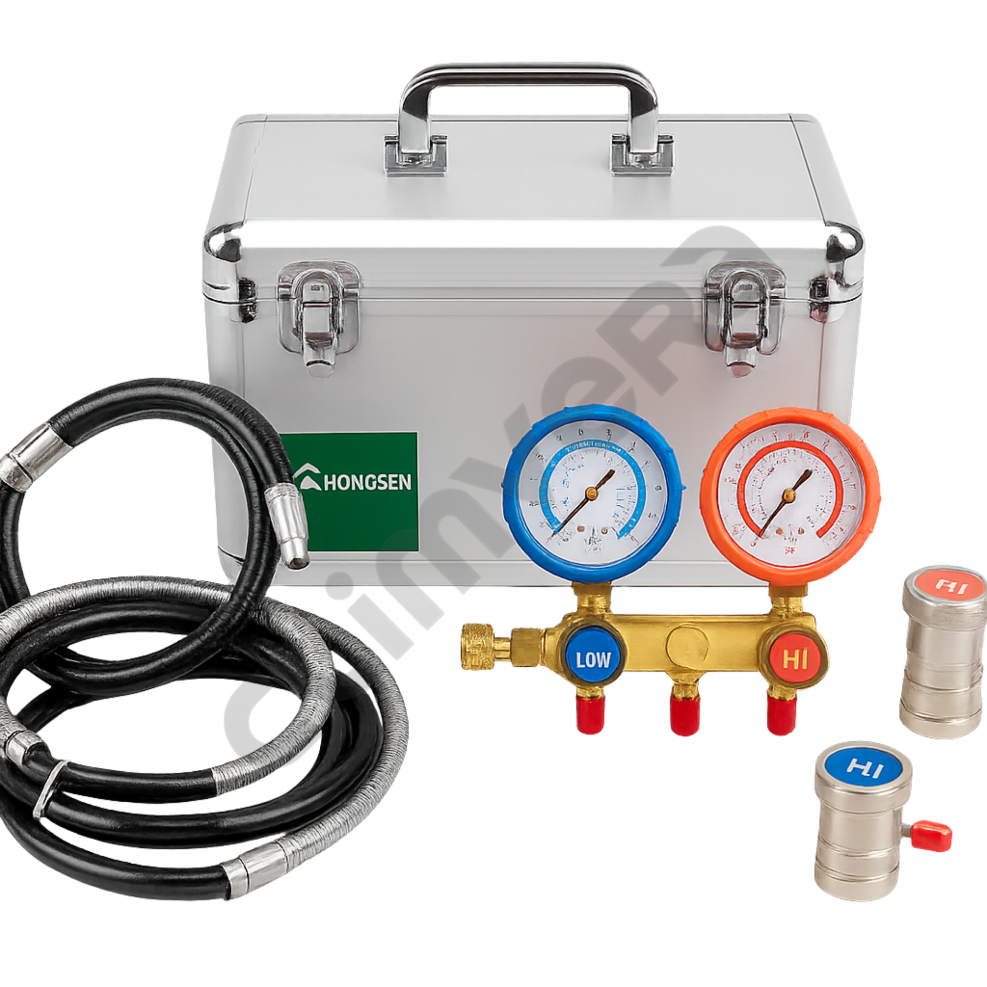 Hongsen HS-B60-R744-A-QC Analog Manifold Seti (R744 – CO₂ için)