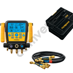 Fieldpiece SM482VINT Dijital Manifold + HR3BM Küresel Vanalı 3’lü Hortum Seti (R410A Uyumlu)