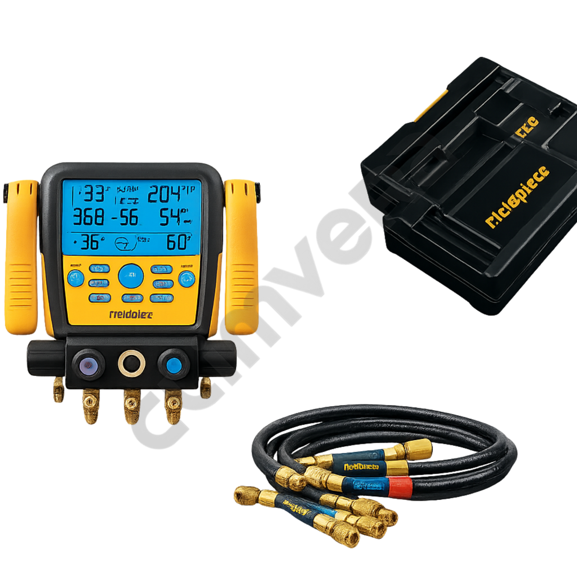 Fieldpiece SM382VINT Dijital Manifold + HR3BM Küresel Vanalı 3’lü Hortum Seti (R410A Uyumlu)