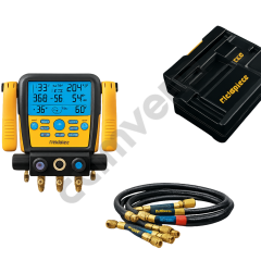 Fieldpiece SM382VINT Dijital Manifold + HR3BM Küresel Vanalı 3’lü Hortum Seti (R410A Uyumlu)